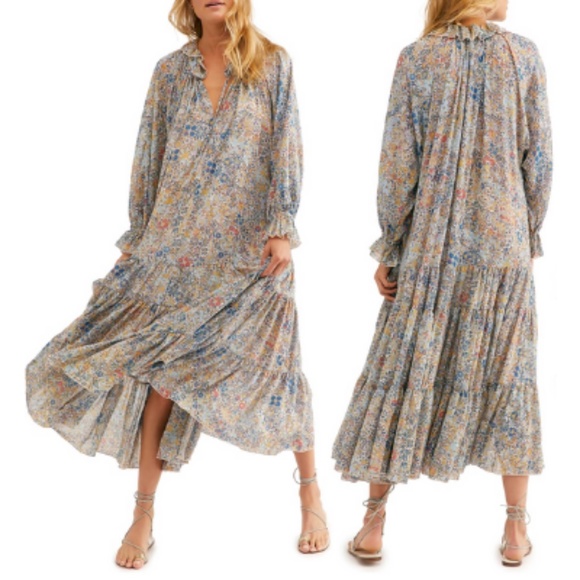 Free People Dresses & Skirts - NWT Free People Feeling Groovy Dress Ivory Combo